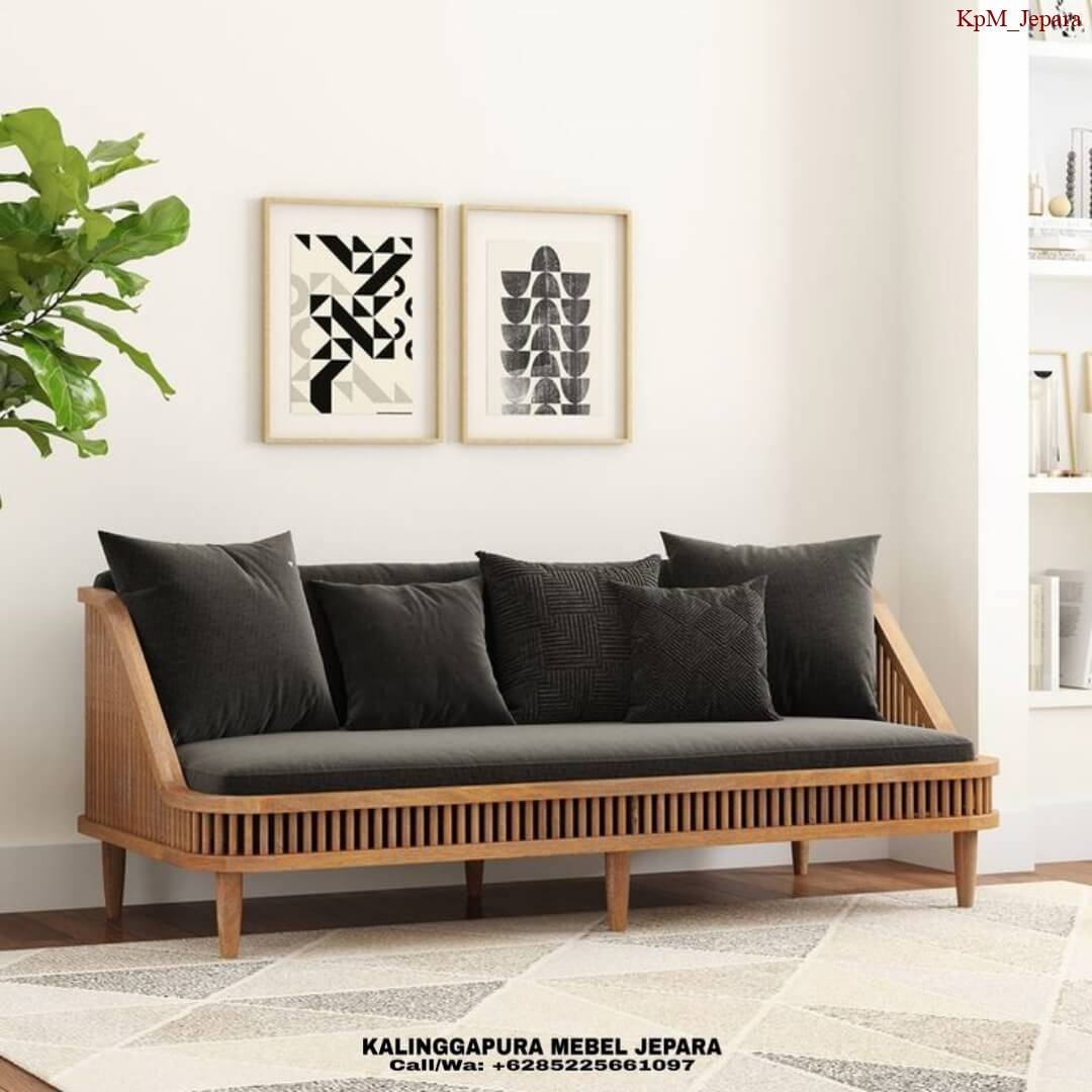 Sofa Bench Minimalis Modern Retro